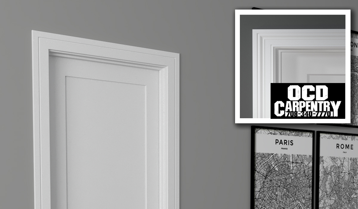 door trim design by OCD Carpentry